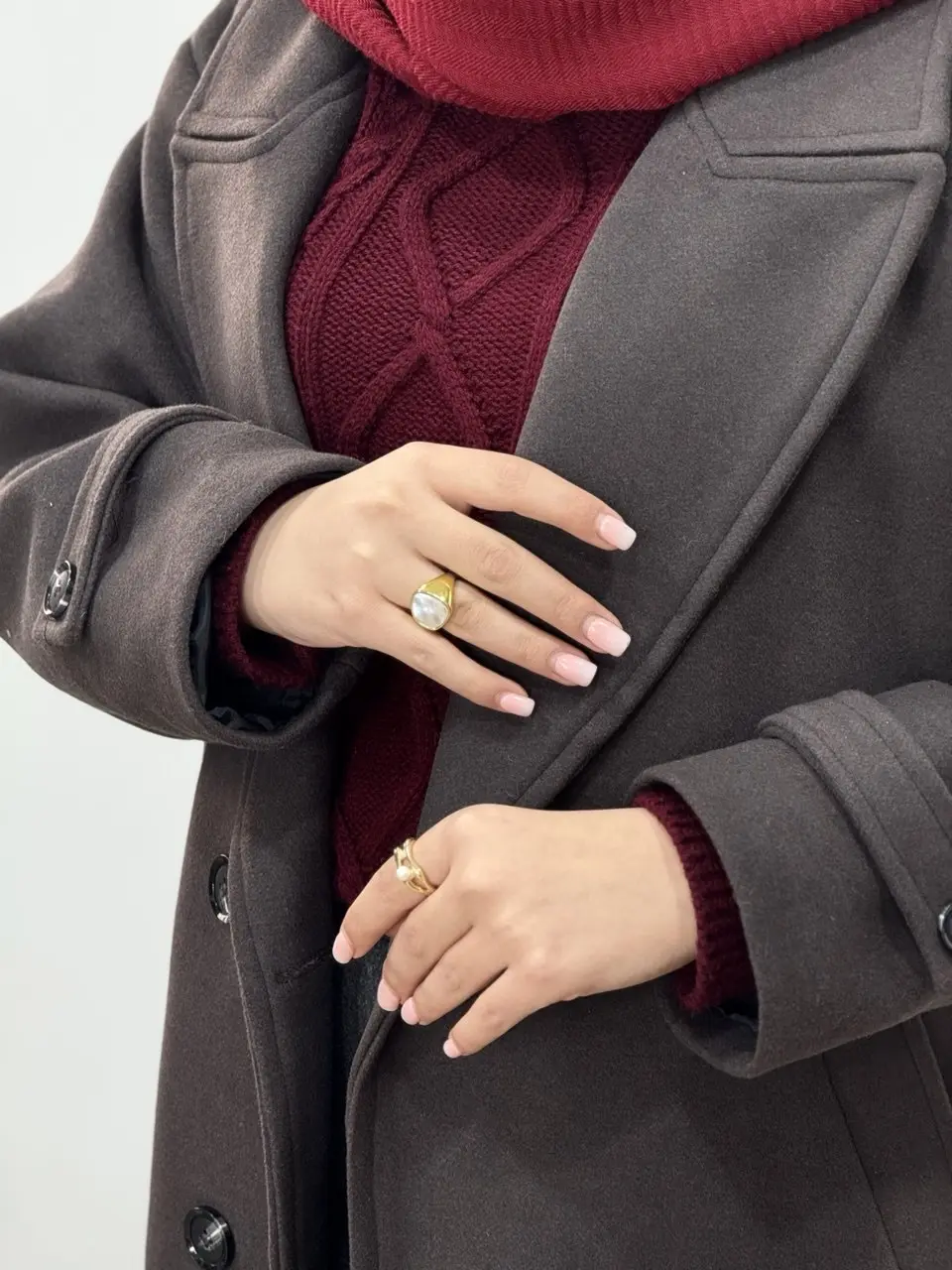 پالتو فوتر بلند آستردار بهگل 1